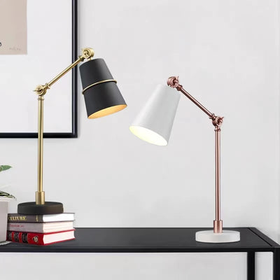 ASANZUO Modern bedroom bedside black and white fashion table lamp living room bedroom study decorative table lamp