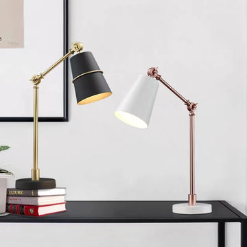 ASANZUO Modern bedroom bedside black and white fashion table lamp living room bedroom study decorative table lamp